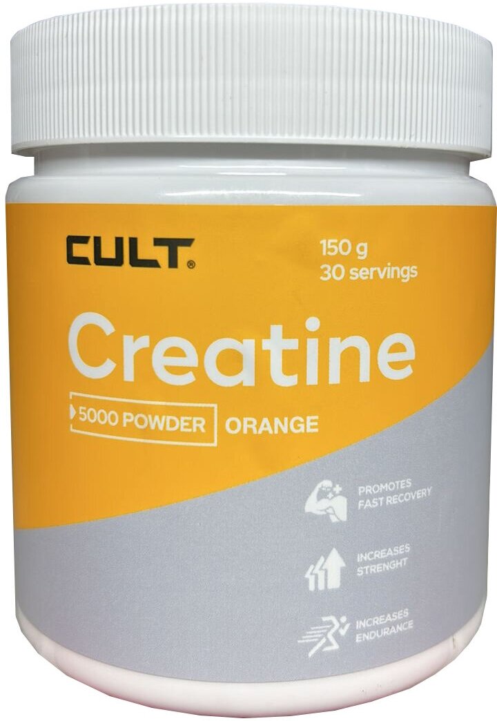 Креатин моногидрат Cult Creatine Monohydrate - 150 грамм, апельсин