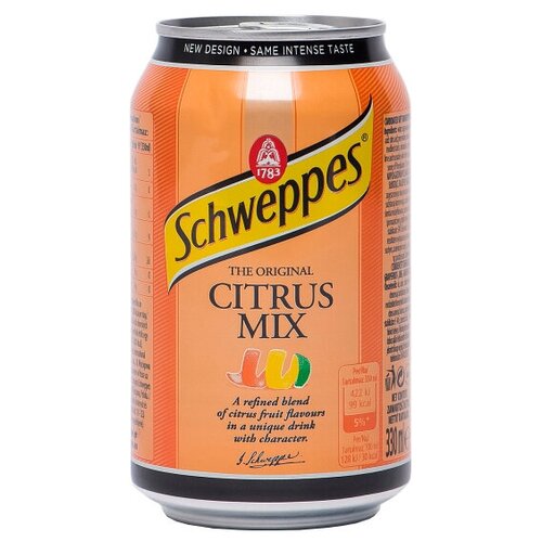 Газированный напиток Schweppes Citrus Mix, 0.33 л, металлическая банка