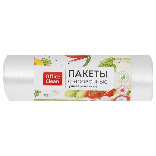 Пакеты фасовочные OfficeClean 25х32 см, 6 мкм, рулон, 100 штук (268814)