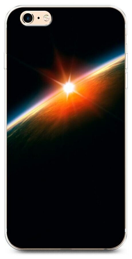 Силиконовый чехол "Космос 9" на Apple iPhone 6 Plus/6S Plus / Айфон 6 Плюс/Айфон 6С Плюс