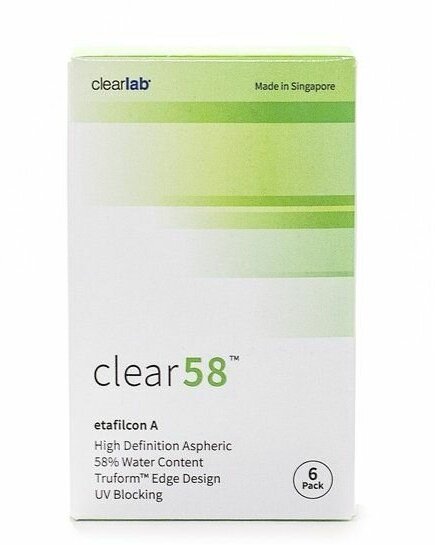 Clear 58 (6бл) -7,00, 8,7