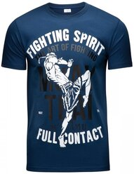 Футболка Athletic pro. Muay Thai Fighting Spirit Blue/Black M