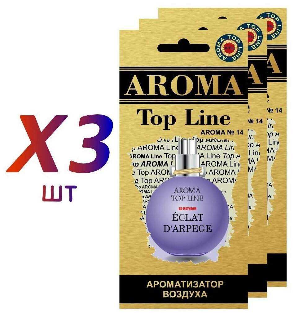 Ароматизатор Aroma Top Line в машину Aroma №14 Eclat