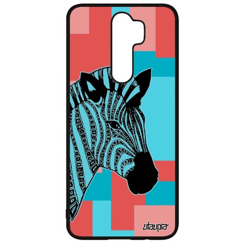 фото Чехол для телефонов xiaomi redmi note 8 pro, "зебра" полосатая лошадь utaupia