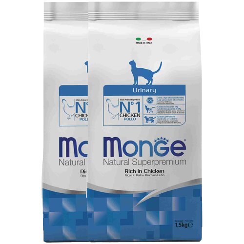 Monge Cat Urinary корм для кошек профилактика МКБ 1,5 кг х 2шт.