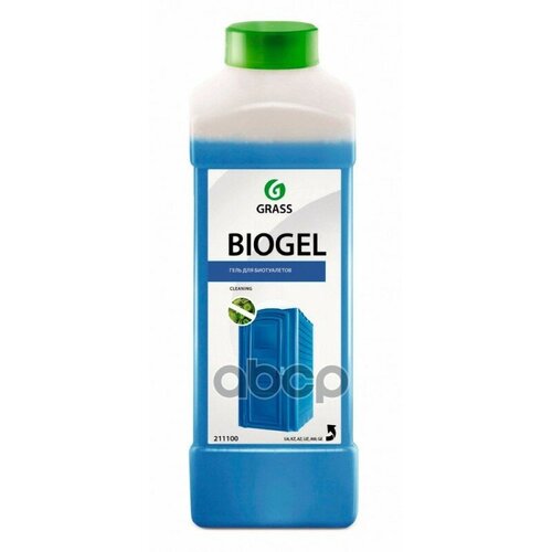 Гель Для Биотуалетов Biogel 1Л GraSS арт. 211100 средство для коагуляции воды grass cryspool coagulant канистра 1 л