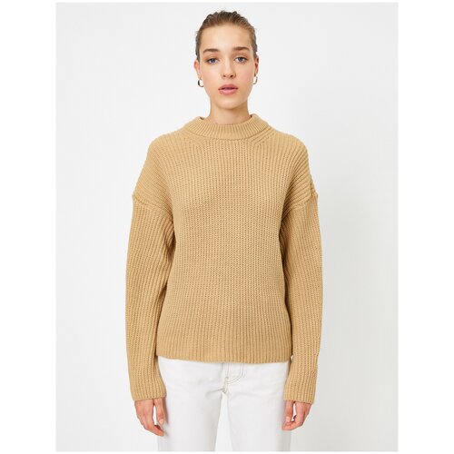 фото Свитер koton, размер m(38), 105 светло-коричневый