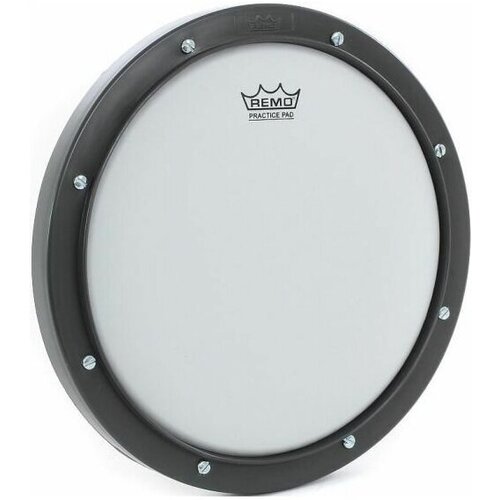 Remo RT-0008-ST Tunable Practice Pad Gray Ambassador Coated Head With Stand 8' Тренировочный пэд пэд тренировочный remo rt 0010 st tunable practice pad gray ambassador coated 10