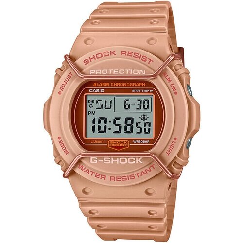 Наручные часы CASIO G-Shock DW-5700PT-5, серый, коричневый наручные часы casio g shock dw 5700pt 5 бежевый