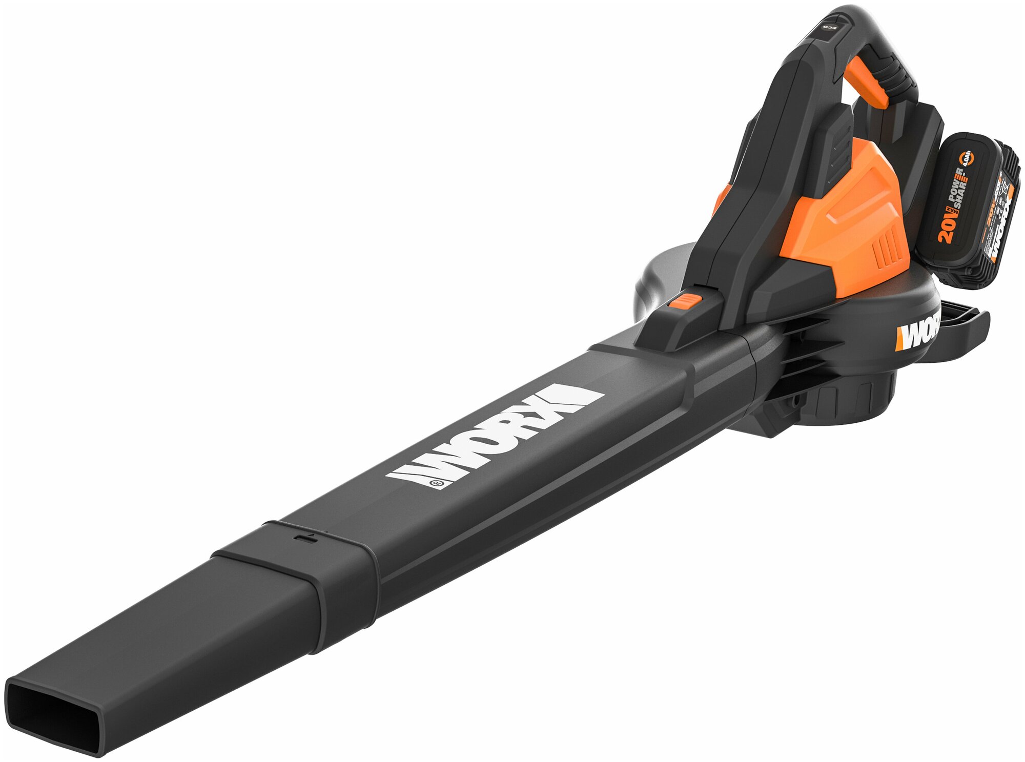 Воздуходувка-пылесос WORX WG583E.9 40V аккумуляторная бесщеточная, без батареи и зарядки