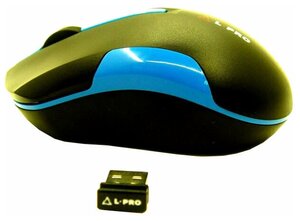 Беспроводная мышь L-PRO 351/1284 Black-Blue USB