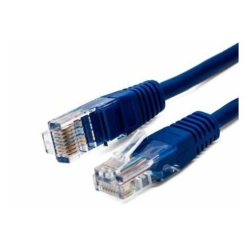 кабель патч корд u utp 5e кат 0 25м filum fl u5 0 25m 26awg 7x0 16 мм омедненный алюминий cca pvc серый Патч-корд U/UTP 5e кат. 7.5м Filum FL-U5-7.5M-BL, кабель для интернета, 26AWG(7x0.16 мм), омедненный алюминий (CCA), PVC, синий