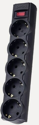 Изображение товара Сетевой фильтр PERFEO (PF_A4718) "POWERX" - 5 роз - 5м - черный