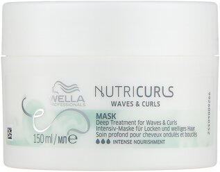 Wella Professionals NUTRICURLS Питательная маска для вьющихся и кудрявых волос, 150 мл