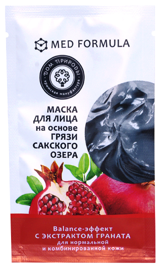 Дом природы Маска для лица на основе грязи Сакского озера Balance-эффект 30 г х 10 шт (Дом природы, ) - фото №1