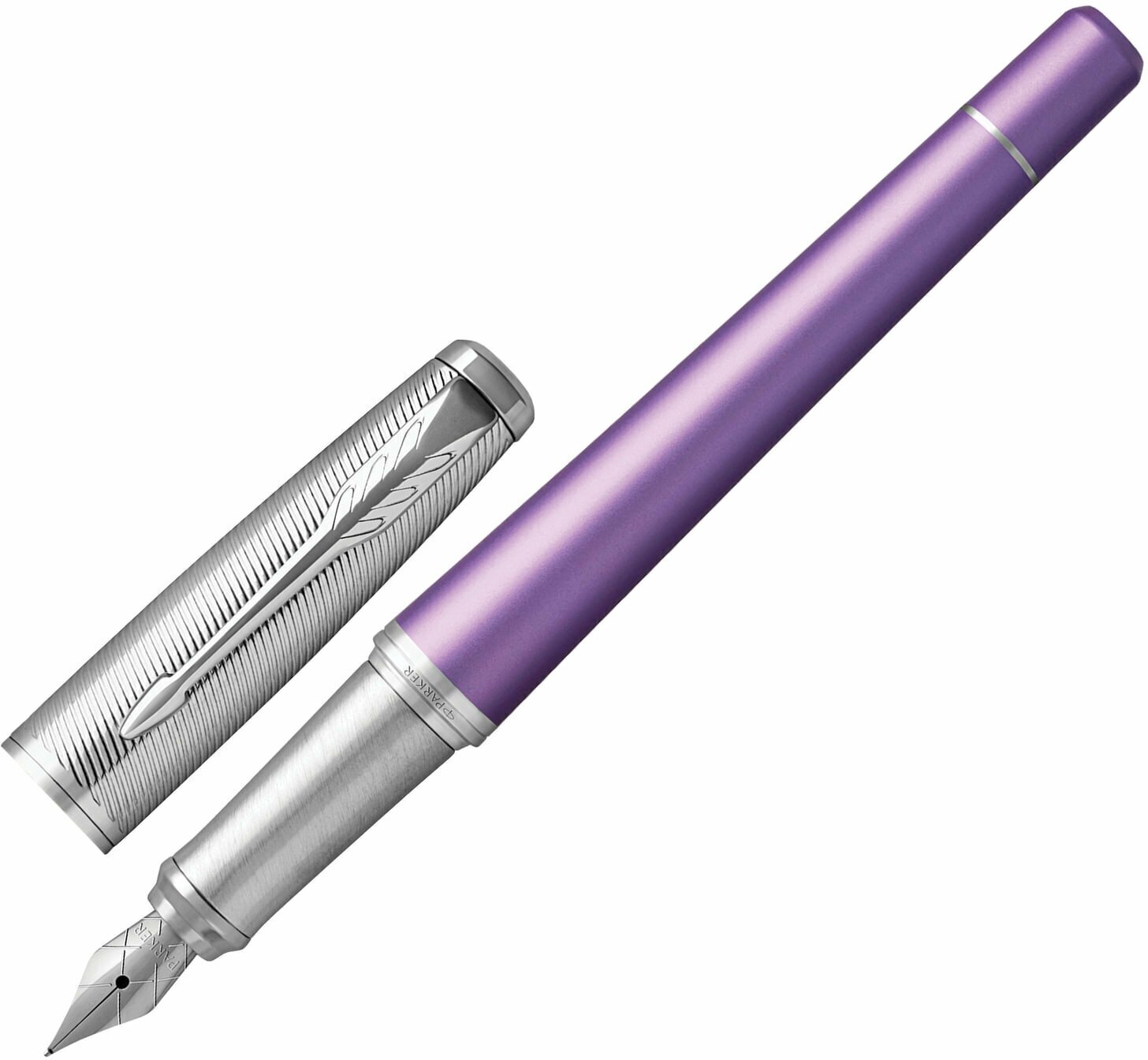 ручка перьевая Parker Urban Premium Violet CT, 0,5мм, синяя - фото №15