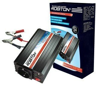 Инвертор ROBITON R500/24V 500W с USB выходом (питание 24В!)