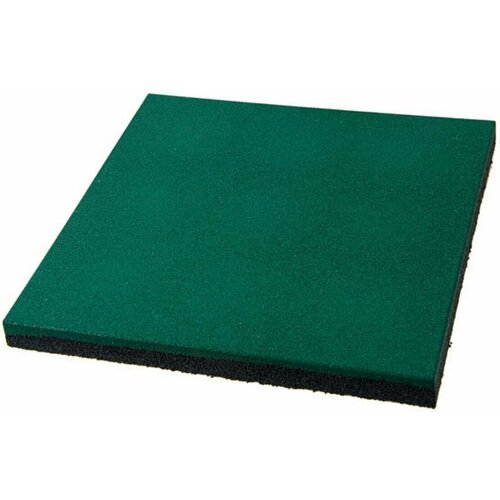 Резиновая плитка 500х500х40мм (Зеленый, 2шт-0,5кв. м)