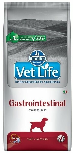 Сухой корм для собак Farmina Vet Life при болезнях ЖКТ 2 кг