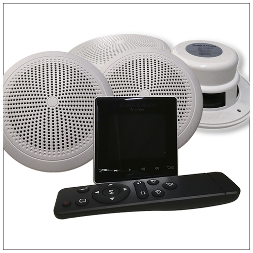 комплект влагостойкой акустической системы для бани сауны и хамама sensor white visaton 3 Комплект влагостойкой акустики для бани, сауны и хамама 4 Black STANDART