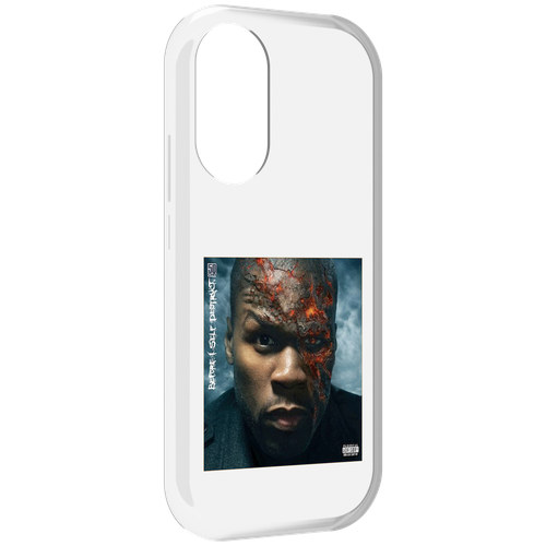 Чехол MyPads 50 Cent - Before I Self Destruct мужской для Honor X7 задняя-панель-накладка-бампер