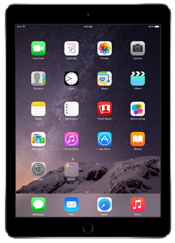 9.7" Планшет Apple iPad Air 2 Wi-Fi, RU, 32 ГБ, Wi-Fi, iOS, space grey