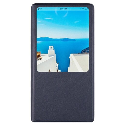 фото Чехол-книжка mypads для xiaomi mi 9 черный с окошком для входящих вызовов водоотталкивающий