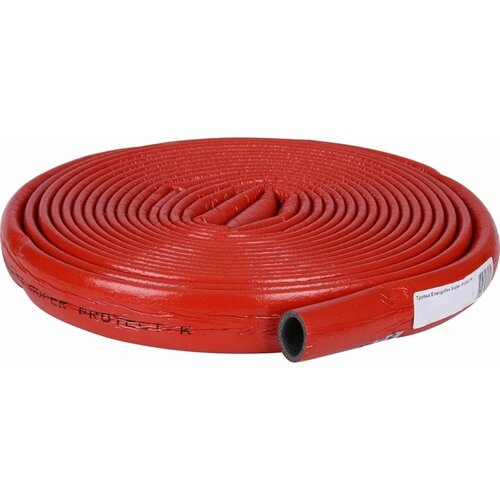 Утеплитель для труб до 18 мм энергофлекс Супер Протект красный диаметр 18мм / толщина 4мм / бухта 11м