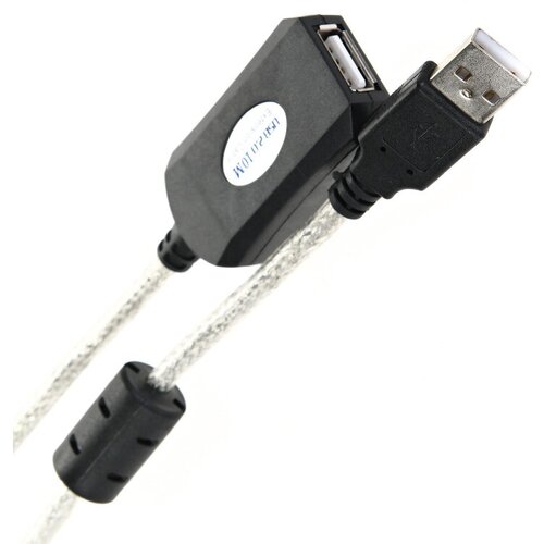 Кабель -адаптер VCOM(VUS7049-10M)USB2.0-repeater, Af> 10м