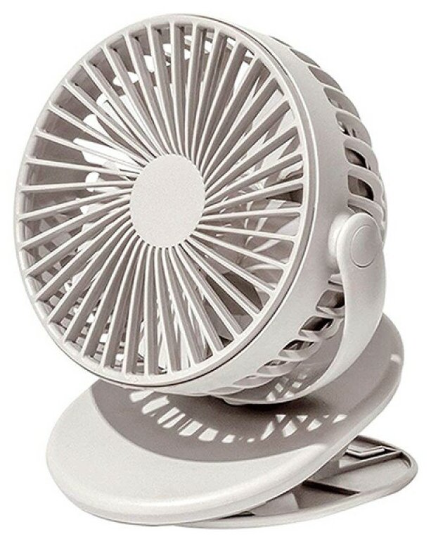     (F3 Grey) Xiaomi (Mi) Solove clip electric fan 2000mAh 3 Speed Type .