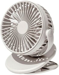 Портативный вентилятор на клипсе SOLOVE clip electric fan 2000mAh 3 Speed Type-C (F3 Grey), серый