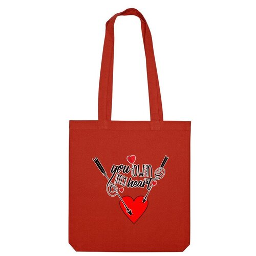 фото Сумка «14 февраля, сердце, с надписью, день валентина» (серый) us basic