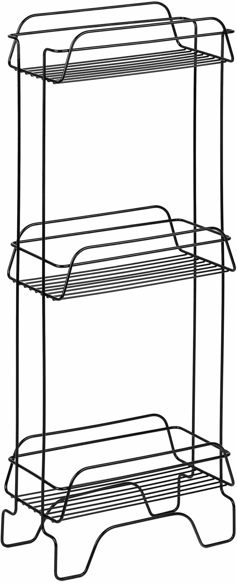 фото Стеллаж MOROSHKA Модулус сталь 30х15х78,5 см черный