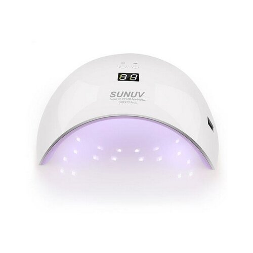 SUNUV Лампа для сушки ногтей 9X Plus, 36 Вт, LED-UV белый sunuv лампа для сушки ногтей 1 48 вт led uv белый