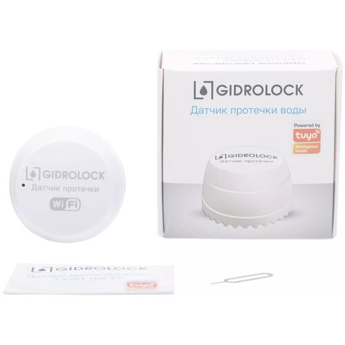 Датчик протечки воды GIDROLOCK TYW1 Wi-Fi (40800210) датчик протечки воды gidrolock tyw1 wi fi