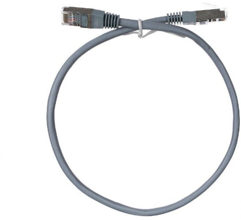 Кабель патчкорд RJ45 Telecom FTP4 Cat5e 0.5m grey NA102-FTP-C5E-0.5M, 1шт.