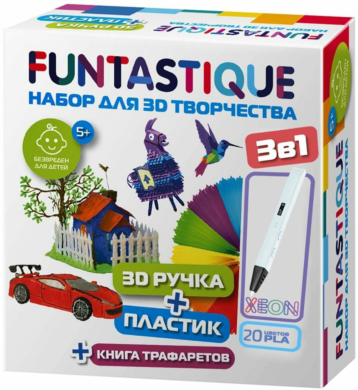 3D ручка Funtastique Xeon фиолетовая - фото №9
