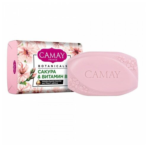 Camay Мыло туалетное Botanicals Японская сакура, 85 г