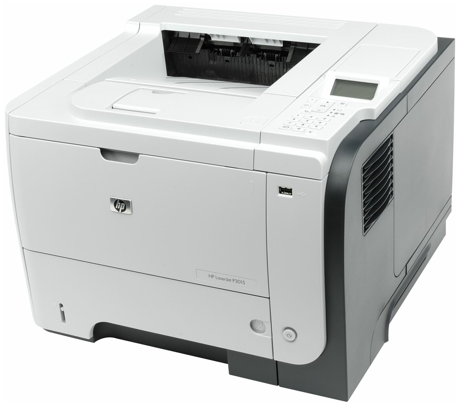 Принтер лазерный монохромный HP LaserJet Enterprise P3015 A4, 1200x1200dpi, 40ppm, 96Mb, USB, cartridge CE255A (№55A), CE255X (№55X)