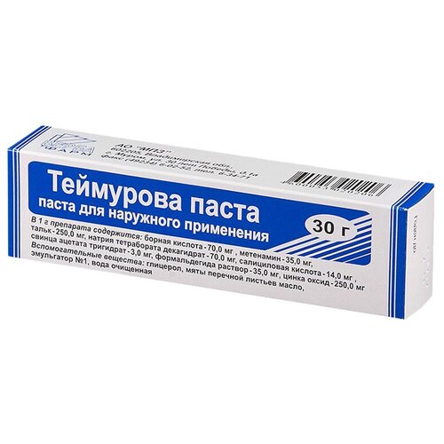 Теймурова паста д/нар. прим. туба, 30 г