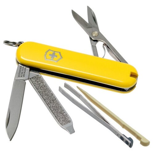 Мультитул брелок VICTORINOX Classic SD желтый