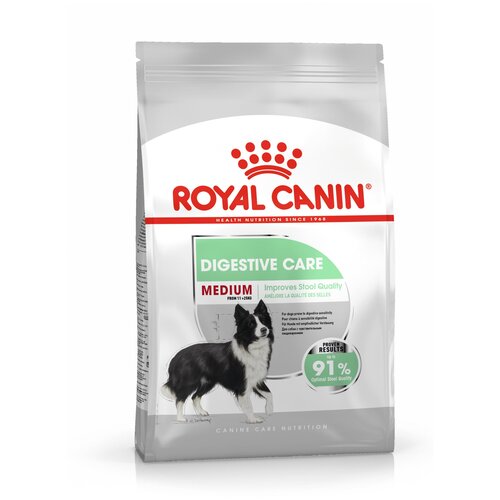 ROYAL CANIN MEDIUM DIGESTIVE CARE 3 кг сухой корм для взрослых и стареющих собак средних размеров с чувствительным пищеварением 3 шт