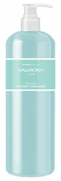 Valmona кондиционер Recharge Solution Blue Clinic Nutrient Восстановление для сухих и обезвоженных волос, 480 мл