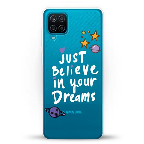 фото Силиконовый чехол just believe на samsung galaxy a12 andy & paul