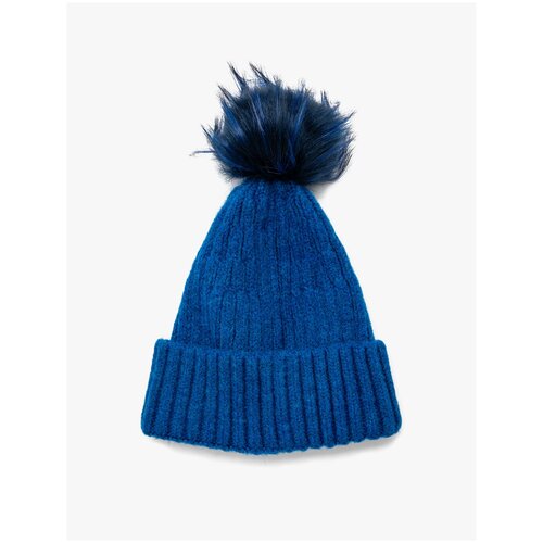 фото Шапка koton 0kak56036aa размер one size, 665 синий