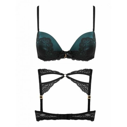 Бюстгальтер классика Alisee бесшовный чашка мягкая бретели съемные размер 85A зеленый 3819₽