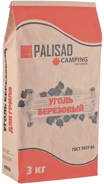 Уголь palisad березовый 3кг