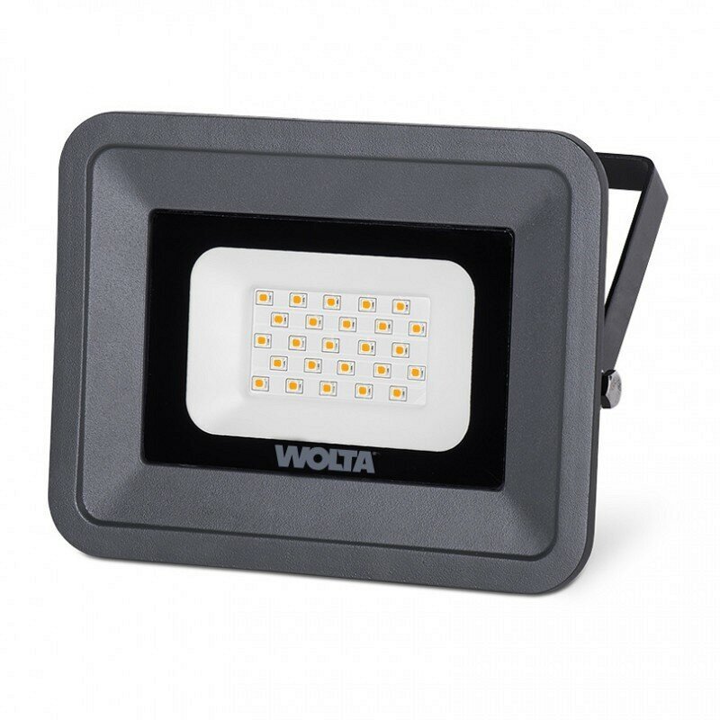 Светодиодный прожектор WOLTA WFLS-20W/06 20Вт 4000K IP65 1800лм серый, цена за 1 шт.