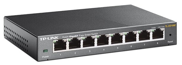 Коммутатор Tp-link TL-SG108E 8 ports Switch Ethernet 10/100/1000M