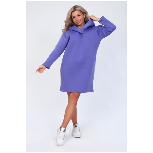 фото Спортивное женское платье в сиреневом цвете, размер 46 натали